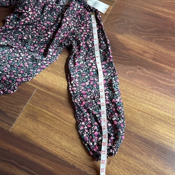 MANGO Floral Ruched Long Sleeve Dress size Small - Picture 6 of 8